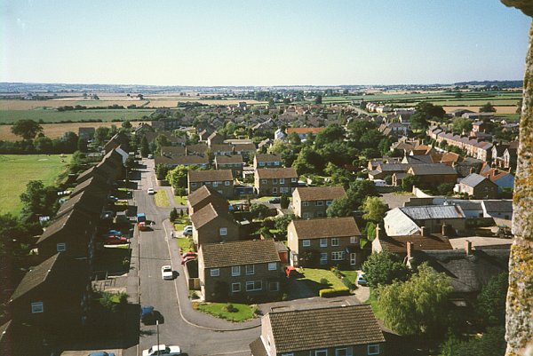 Looking NW from Church tower